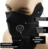 Unisex Dustproof Windproof Warm Neck Half Face Mask for Ski Paintball Bicycle Bike Motorcycle